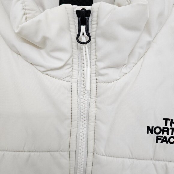 The North Face Jacket S Womens Cream Full Zip Lined Mock Neck Long Sleeve - Picture 5 of 8